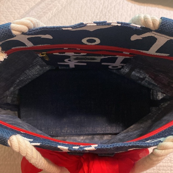 Women’s Mud Pie Beachcomber Tote Bag - Picture 2 of 7